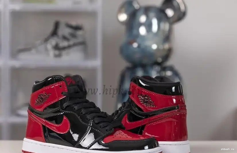 to God retail bred ready retro Patent air jordan 1 materials Pk ship 0512